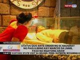 Status quo ante-order ng SC kaugnay sa paglilibing kay Marcos sa LNMB, paso na ngayong araw