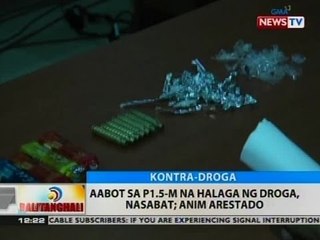 BT: Aabot sa P1.5-M na halaga ng droga, nasabat; anim arestado
