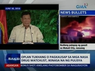 SAKSI: Pagkausap sa mga nasa drug watchlist, ikinasa na ng pulisya
