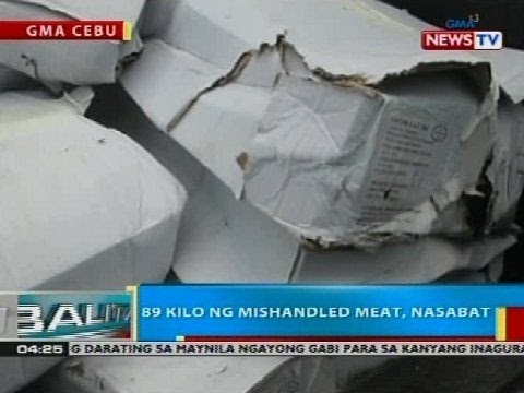 BP: 89 kilo ng mishandled meat, nasabat