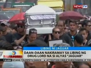 BT: Daan-daan nakiramay sa libing ng drug lord na si alyas 'Jaguar ...
