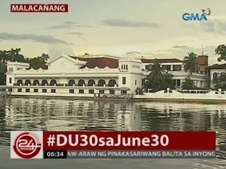 24 Oras: Transition team ni Duterte, nag-rehearse para sa magiging seremonya bukas