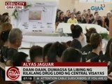 24 Oras: Daan-daan, dumagsa sa libing ng kilalang drug lord ng Central Visayas