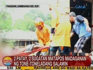 UB: 2 patay, 2 sugatan matapos madaganan ng tone-toneladang salamin sa Pagadian