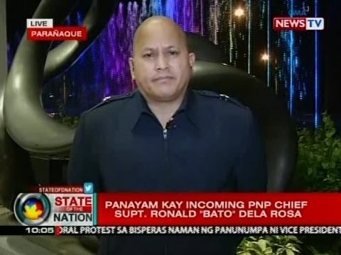 SONA: Panayam kay incoming PNP Chief Supt. Ronald Bato dela Rosa