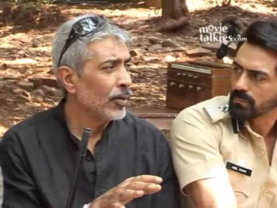 Prakash Jha, Manoj Bajpayee, Arjun Rampal, Abhay Deol And Anjali Patil At 'Chakravyuh' Promotion