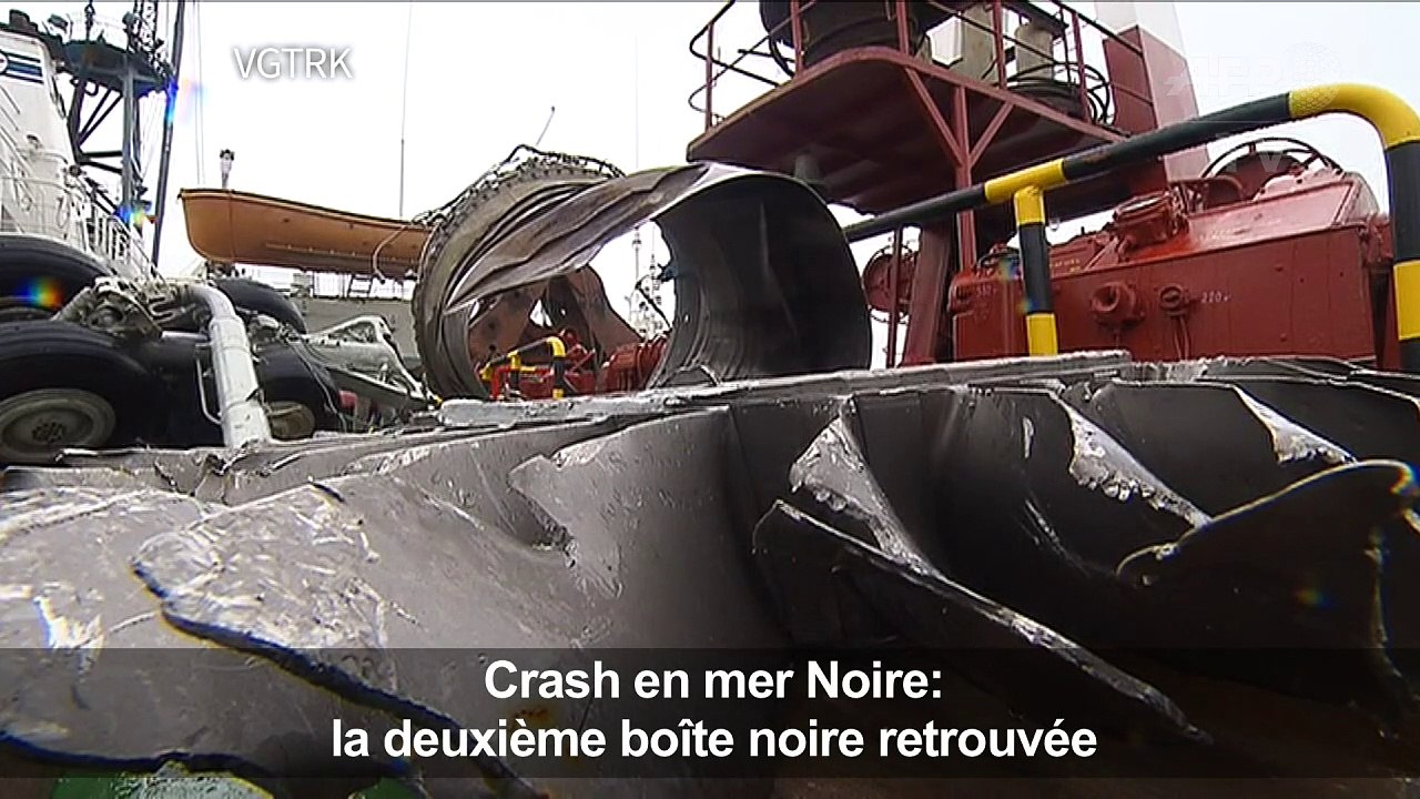 Crash en mer Noire: la deuxième boîte noire retrouvée
