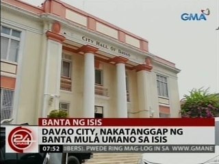 24 Oras: Davao City, nakatanggap ng banta mula umano sa ISIS