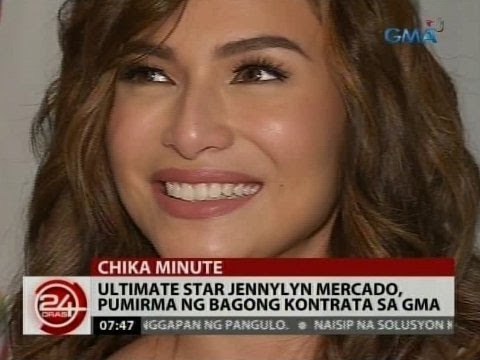 24 Oras: Ultimate star Jennylyn Mercado, pumirma ng bagong kontrata sa GMA