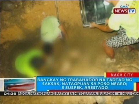 Bangkay ng trabahador na tadtad ng saksak, natagpuan sa poso negro