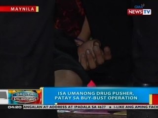 BP: Isa umanong drug pusher, patay sa buy-bust operation