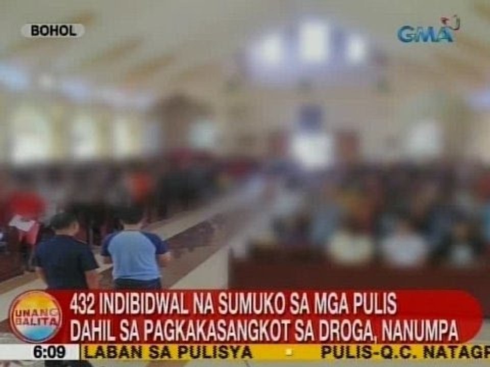 UB: 432 indibidwal na sumuko sa mga pulis dahil sa pagkakasangkot sa droga, nanumpa sa Bohol