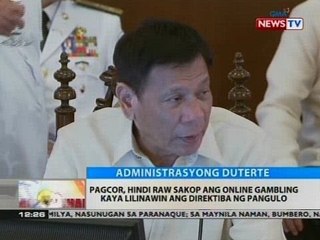 BT: PAGCOR, hindi raw sakop ang online gambling