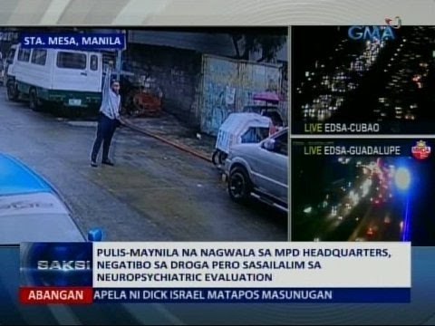 SAKSI: Pulis-Maynila, na nangwala sa MPD headquarters, negatibo sa droga