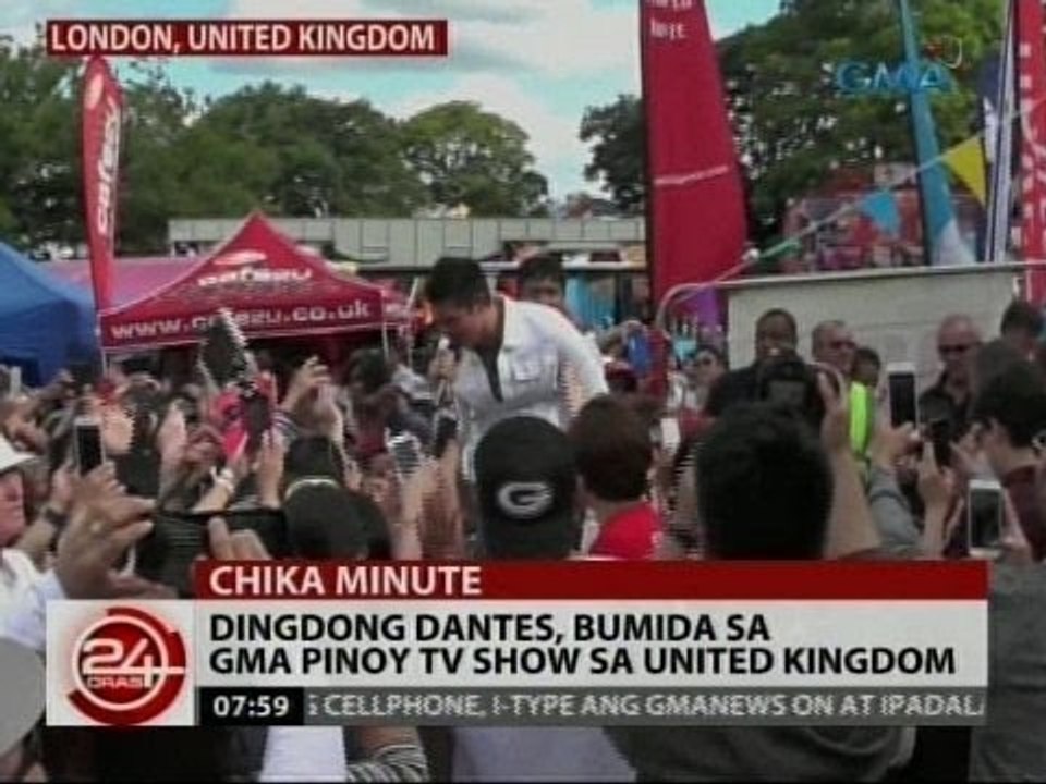 24 Oras: Dingdong Dantes, bumida sa GMA Pinoy TV show sa UK