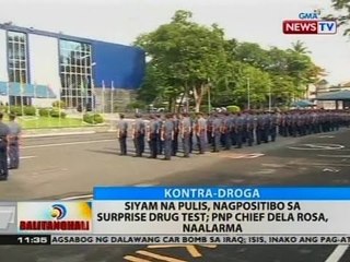 BT: Siyam na pulis, nagpositibo sa surprise drug test