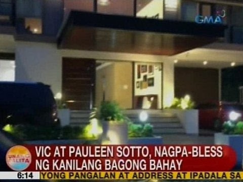 UB: Vic at Pauleen Sotto, nagpa-bless ng kanilang bagong bahay