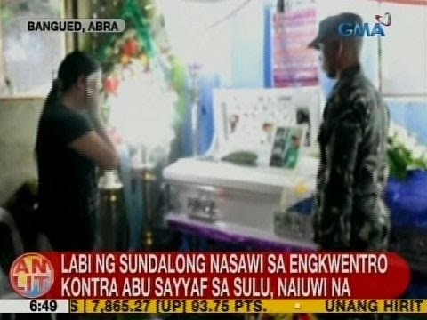 UB: Labi ng sundalong nasawi sa engkwentro vs. ASG sa Sulu, naiuwi na