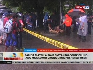 BT: Pari sa Maynila, nais bigyan ng counselling ang mga sumusukong drug pusher at user
