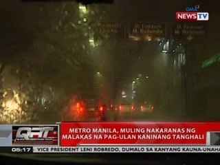 QRT: Hanging habagat, humina ngayong hapon matapos magpaulan kaninang tanghali
