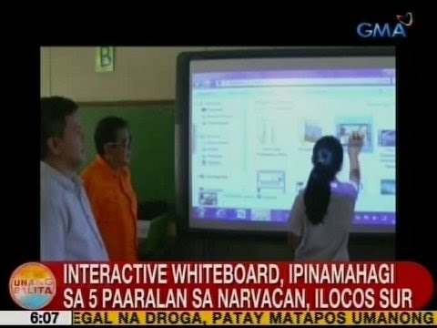 UB: Interactive Whiteboard, ipinamahagi sa 5 paaralan sa Narvacan, Ilocos Sur