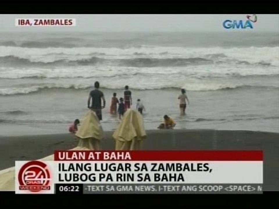 24 Oras: Ilang lugar sa Zambales, lubog pa rin sa baha