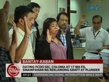 24 Oras: Dating PCOO Sec. Coloma at 17 iba pa, sinampahan ng reklamong graft at plunder