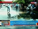 Lalaki, patay matapos sumalpok ang motorsiklo ang sinasakyang bisikleta