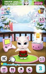 My talking Angela baby having bath