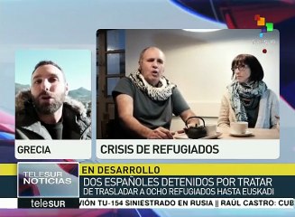 Detienen en España a 2 activistas que querían trasladar a refugiados