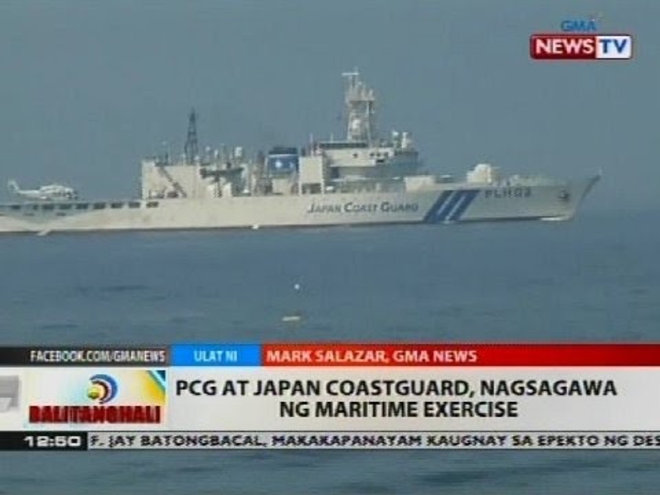 BT: PCG at Japan Coastguard, nagsagawa ng maritime exercise