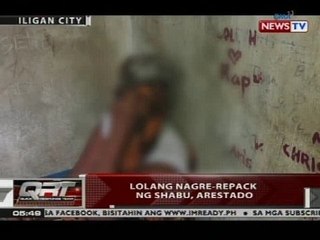 QRT: Lolang nagre-repack ng shabu, arestado