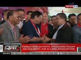 QRT: Pangulong Duterte, binigyan-pugay ng San Beda Law Alumni Association