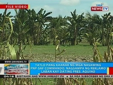3 pang kaanak ng mga nasawing PNP-SAF commando, nagsampa ng reklamo laban kay dating Pres. Aquino