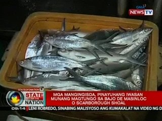 SONA: Mga mangingisda, pinayuhang iwasan munang magtungo sa Bajo de Masinloc