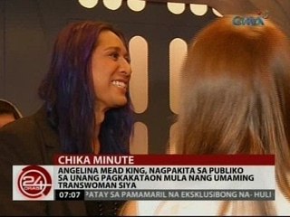 Angela Mead King, nagpakita sa publiko sa unang pagkakataon mula nang umaming transwoman siya