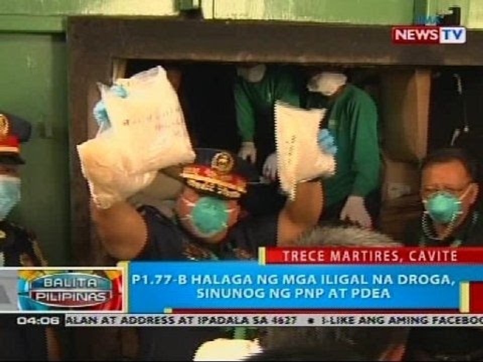 BP: P1.77-B halaga ng mga iligal na droga, sinunog ng PNP at PDEA