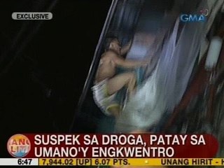 UB: Suspek sa droga, patay sa umano'y engkwentro sa Valenzuela