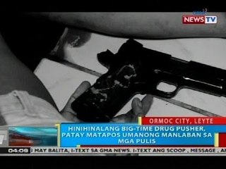 Hinihinalang drug pusher, patay matapos tangkaing tumakas sa mga otoridad