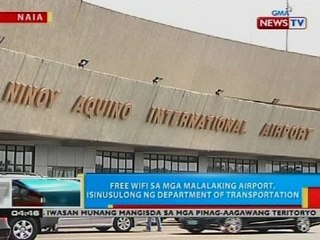 Free wifi sa mga malalaking airport, isinusulong ng Department of Transportation