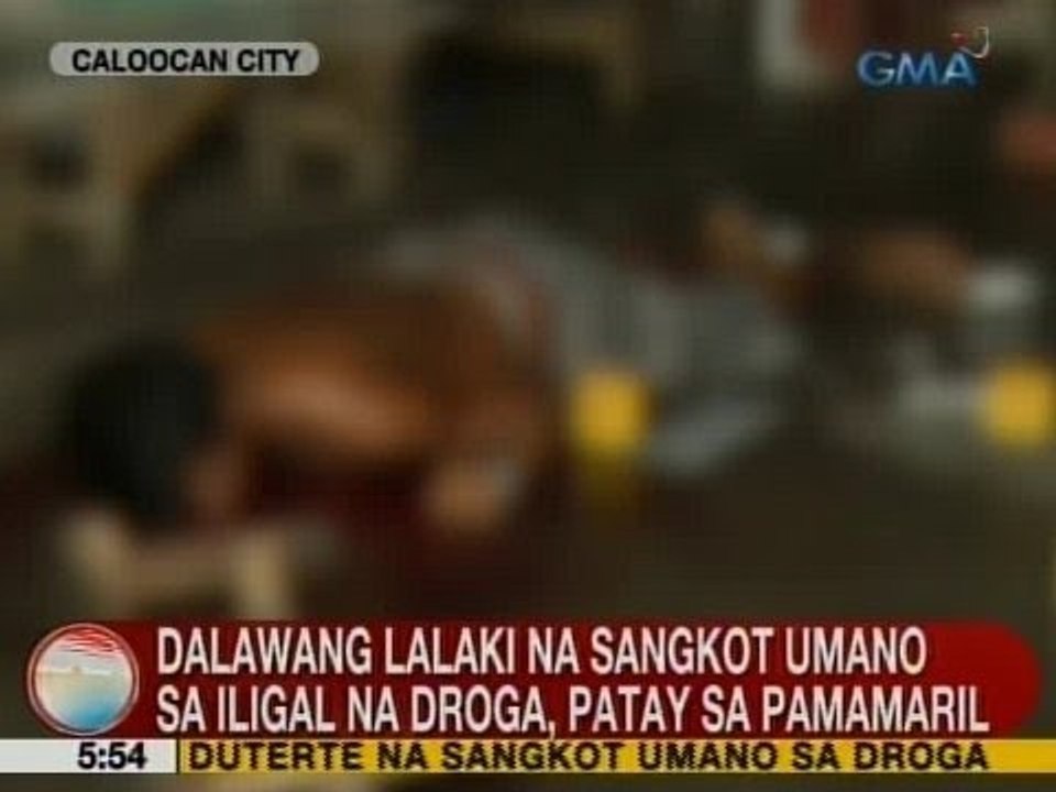 UB: 2 lalaki na sangkot umano sa iligal na droga, patay sa pamamaril sa Caloocan City