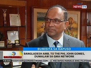 BT: Bangladesh amb. to the PHL John Gomes, dumalaw sa GMA Network