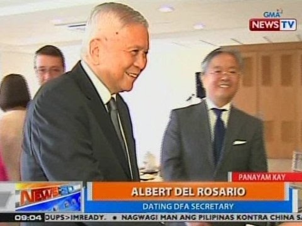 NTG: Panayam kay ex-DFA Sec. Albert Del Rosario kaugnay sa desisyon ng Arbitral Tribunal