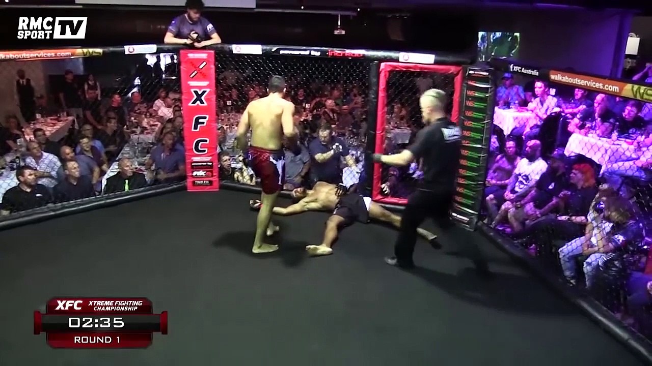 MMA - Il tombe K.O seul après s'être échappé d'une soumission
