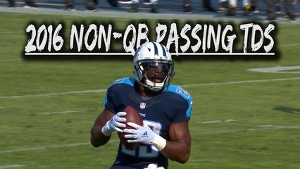 TD passes not thrown by QBs