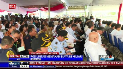 Presiden Jokowi Resmikan Pos Lintas Batas Negara Motaain