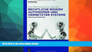 Audiobook  Rechtliche Risiken Autonomer Und Vernetzter Systeme: Eine Herausforderung (German