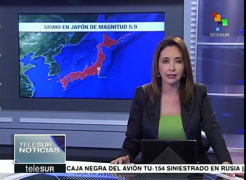 Sismo de 5.9 grados Richter se registra en Japón