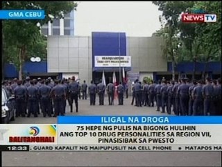 75 hepe ng pulis na bigong hulihin ang top 10 drug personalities sa Region VII, pinasisibak