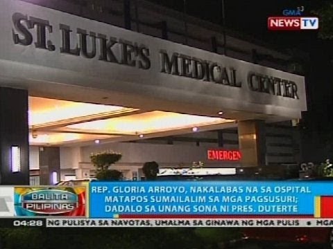 Rep. Gloria Arroyo, nakalabas na sa ospital matapos sumailalim sa mga pagsusuri